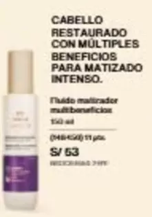 CABELLO RESTAURADO CON MÚLTIPLES BENEFICIOS PARA MATIZADO INTENSO