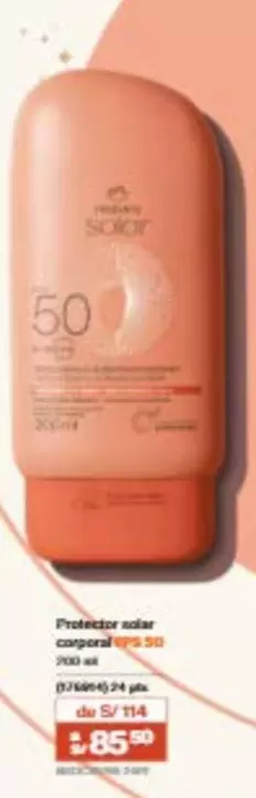 Protector solar corporal FPS 50