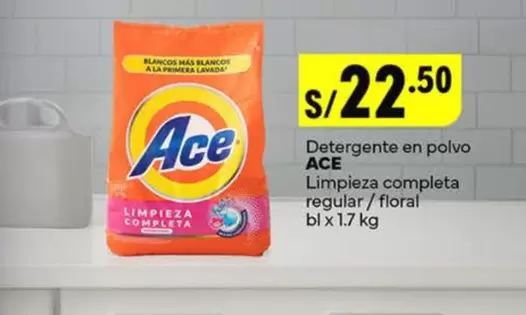 Ace - Detergente en polvo