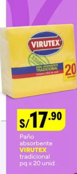 Virutex - Paño absorbente tradicional