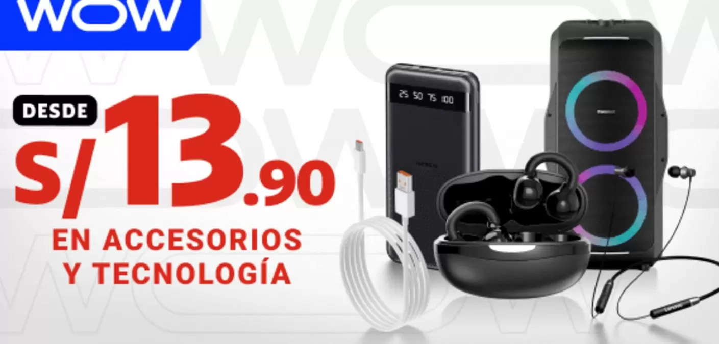 EN ACCESORIOS Y TECNOLOGÍA