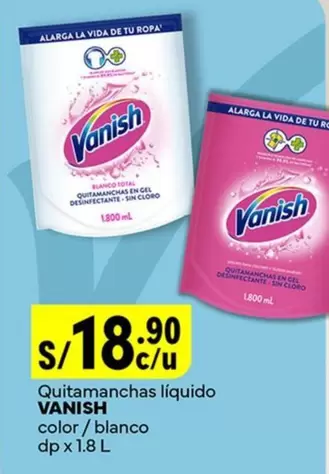 Vanish - Quitamanchas líquido