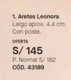 Aretes Leonora