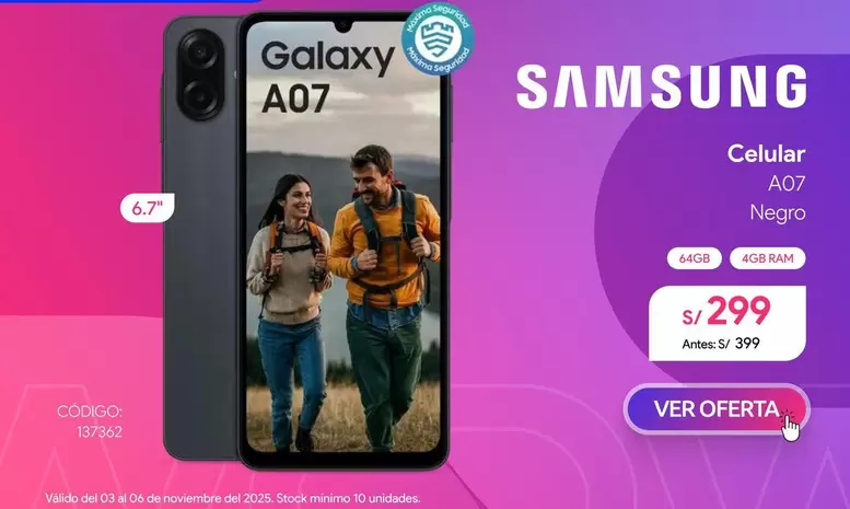 Samsung - Celular A07