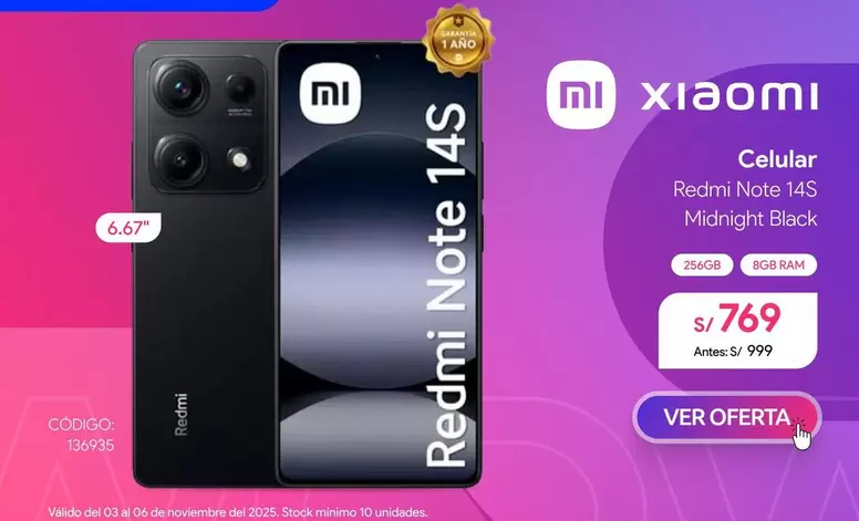 Xiaomi - Redmi Note 14S