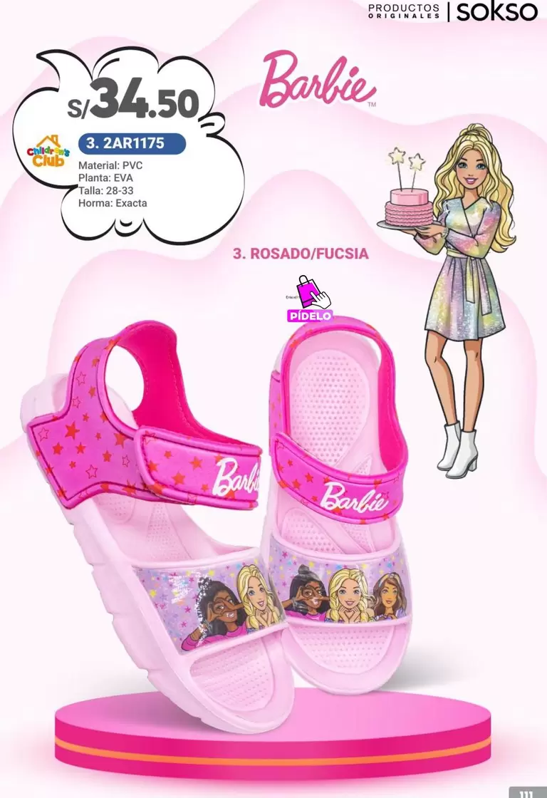 Barbie - sandalias niña