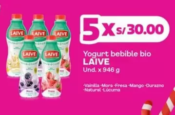 Laive - Yogurt bebible bio