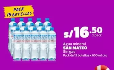 San Mateo - Agua mineral