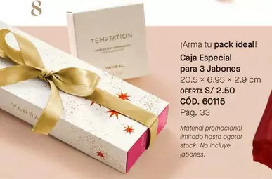 Temptation - Caja Especial para 3 Jabones