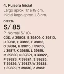 Pulsera Inicial