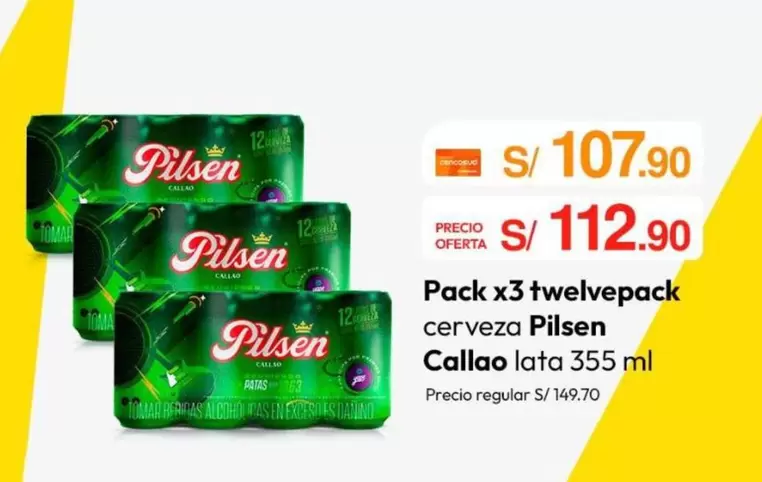 Pilsen - Pack x3 twelvepack