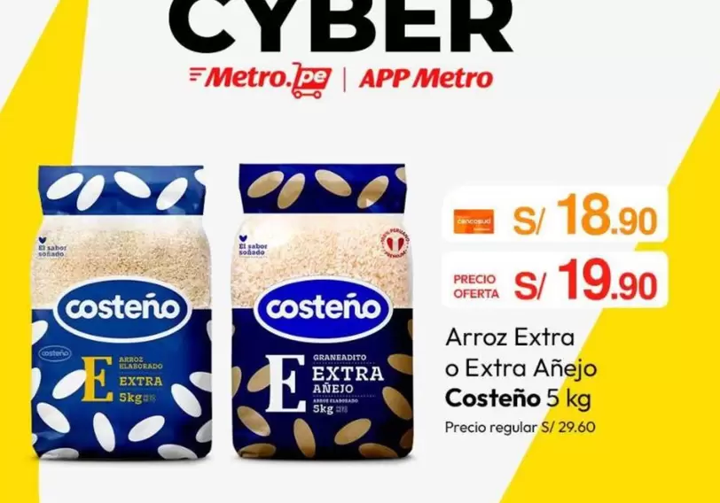 Costeño - Arroz Extra o Extra Añejo