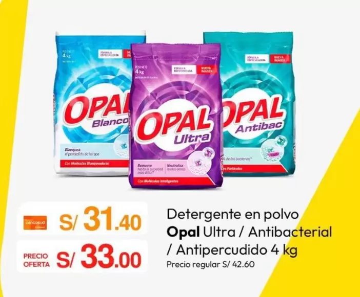 Opal - Ultra / Antibacterial / Antipercudido 4 kg