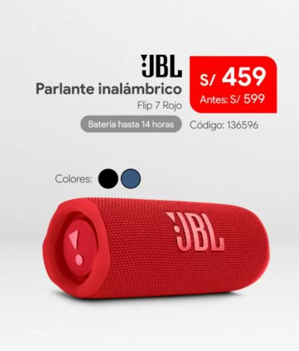 JBL - Flip 7 Rojo