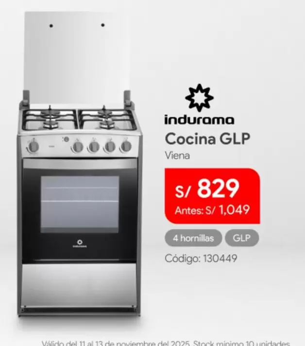 Indurama - Cocina GLP