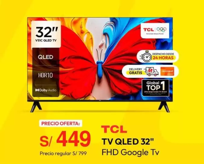 Global - TV QLED 32"