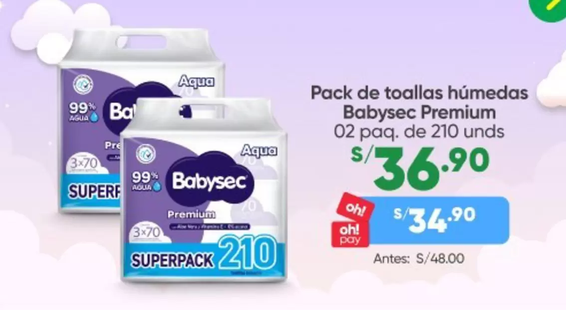 Babysec - toallas húmedas Premium