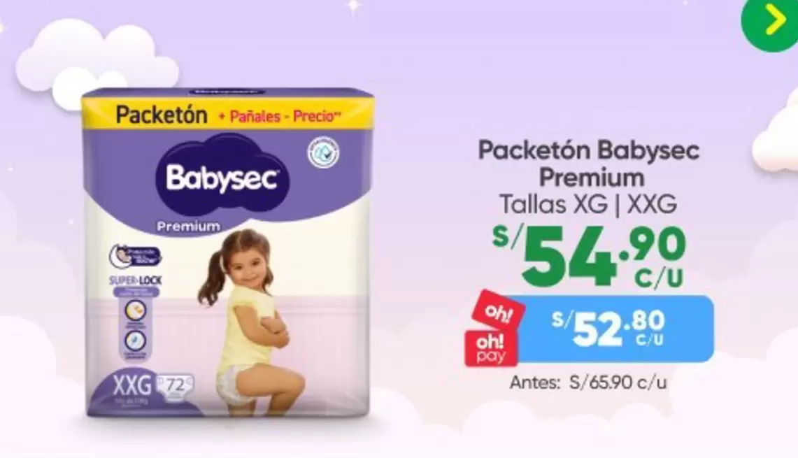 Babysec - Premium Tallas XG | XXG