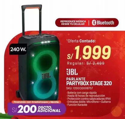 JBL - PARTYBOX STAGE 320