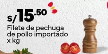 Filete de pechuga de pollo importado