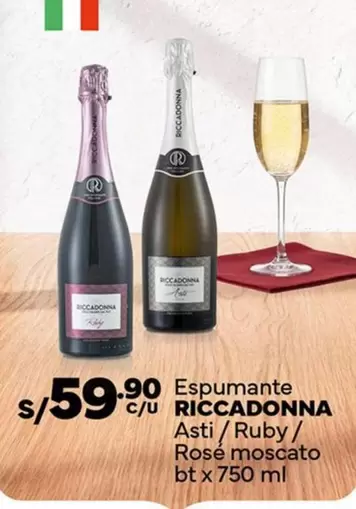 Riccadonna - Espumante Asti / Ruby / Rosé moscato
