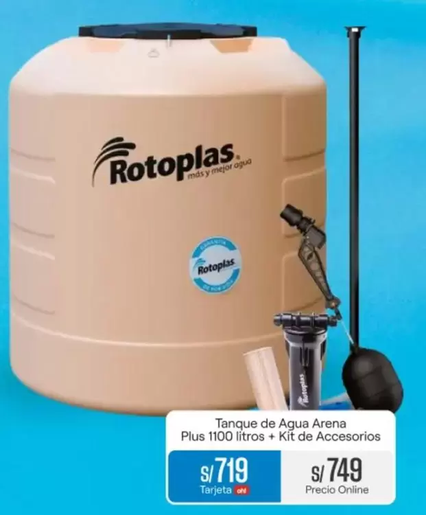 Rotoplas - Tanque de Aqua Arena