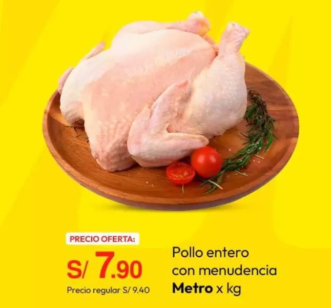 Metro - Pollo entero