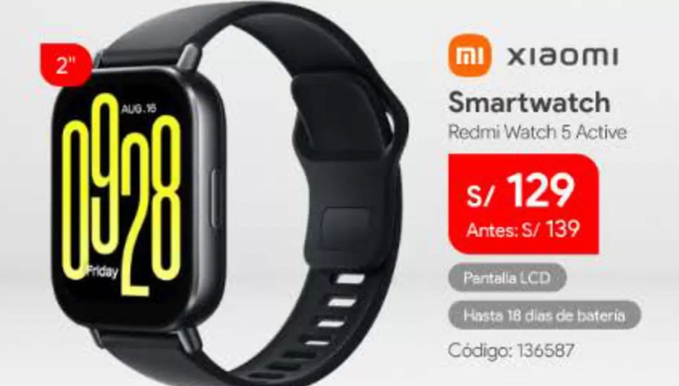 Xiaomi - Smartwatch Redmi Watch 5 Active