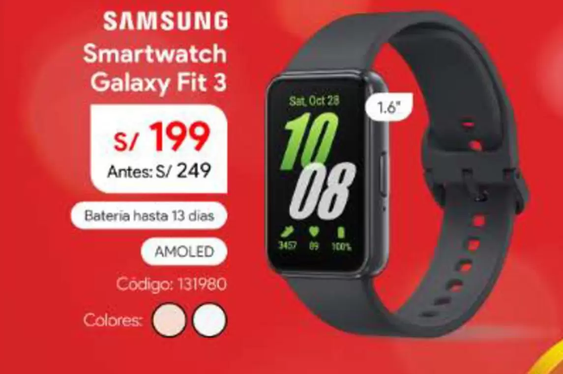 Samsung - Smartwatch Galaxy Fit 3