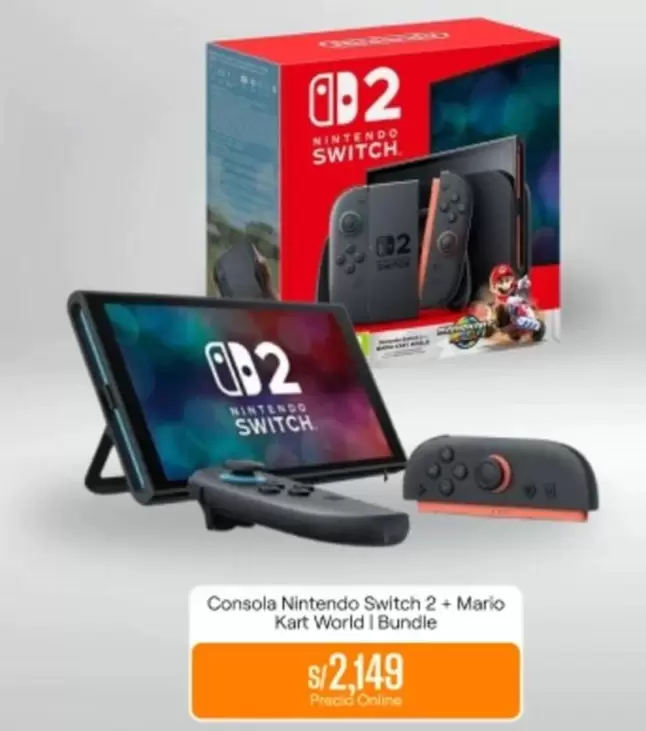 Nintendo Switch - Consola  2 - Mario Kart World Bundle