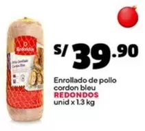 Redondos - Enrollado de pollo cordon bleu