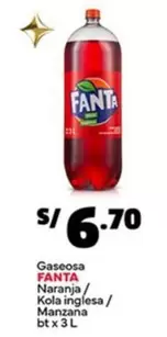 Fanta - Naranja / Kola inglesa / Manzana