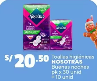 Nosotras - Toallas higiénicas