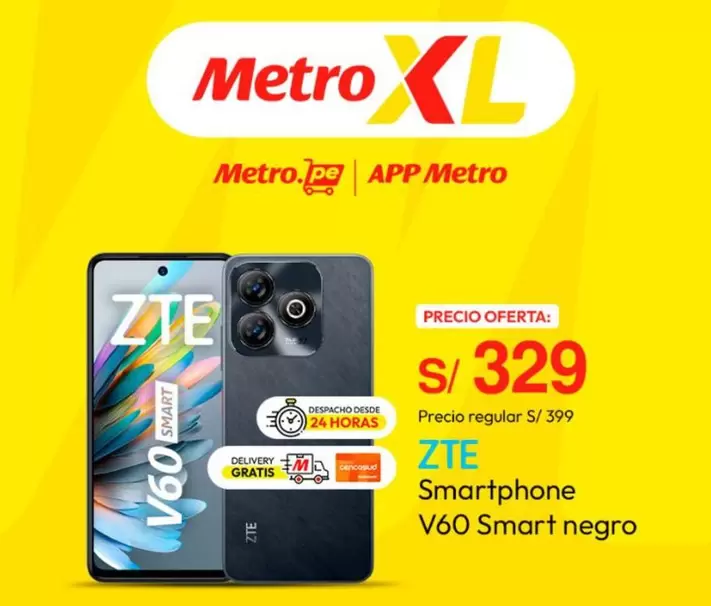 ZTE - Smartphone V60 Smart negro