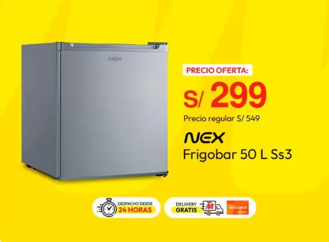 Nex - Frigobar 50 L Ss3