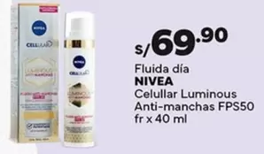 Nivea - Celullar Luminous Anti-manchas FPS50