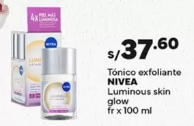 Nivea - Tónico exfoliante Luminous skin glow