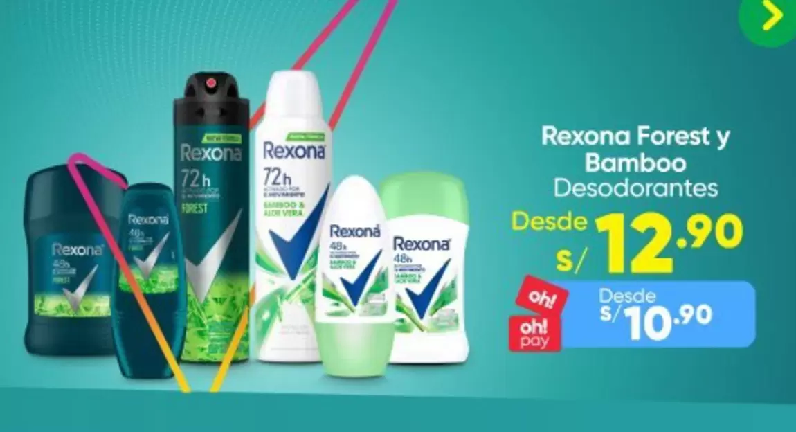 Rexona - Forest y Bamboo Desodorantes
