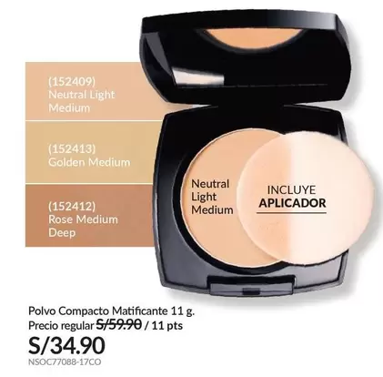 PTS - Polvo Compacto Matificante