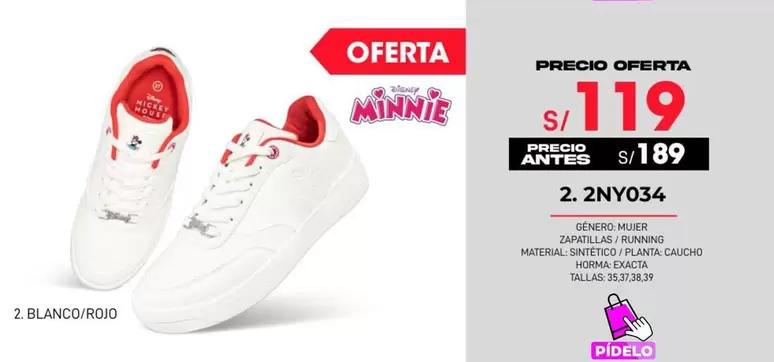 Disney - Tenis Mujer