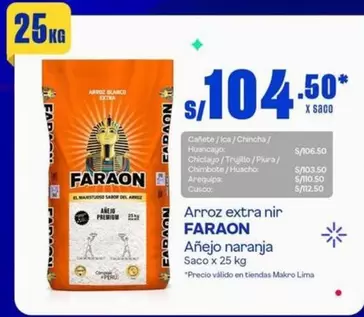 Faraon - Arroz extra nir