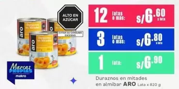 Aro - Duraznos en mitades