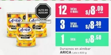 Arica - Duraznos en almibar