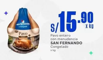 San Fernando - Pavo entero con menudencia