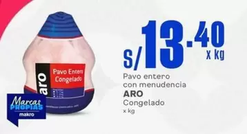 Aro - Pavo entero con menudencia