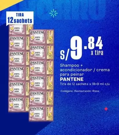 Pantene - Shampoo + acondicionador / crema para peinar