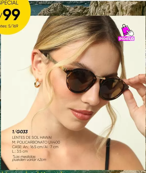 Special - LENTES DE SOL HAWAI