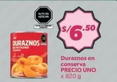 Duraznos en conserva