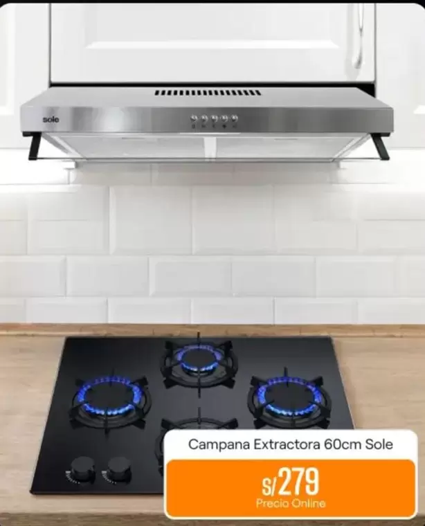 Sole - Campana Extractora 60cm