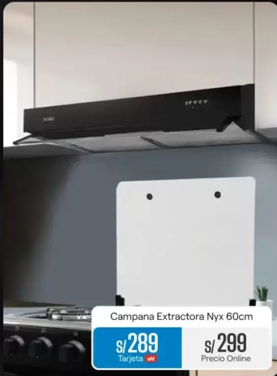 Sole - Campana Extractora Nyx 60cm